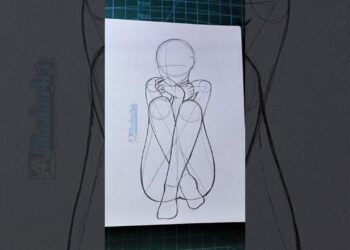 Just drawing the pose of a cold girl #drawing #manga #anime #howtodraw #art #tutorial