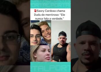 Saory Cardoso chama Dudu de mentiroso: “Ele nunca fala a verdade.” #noticias #fofoca