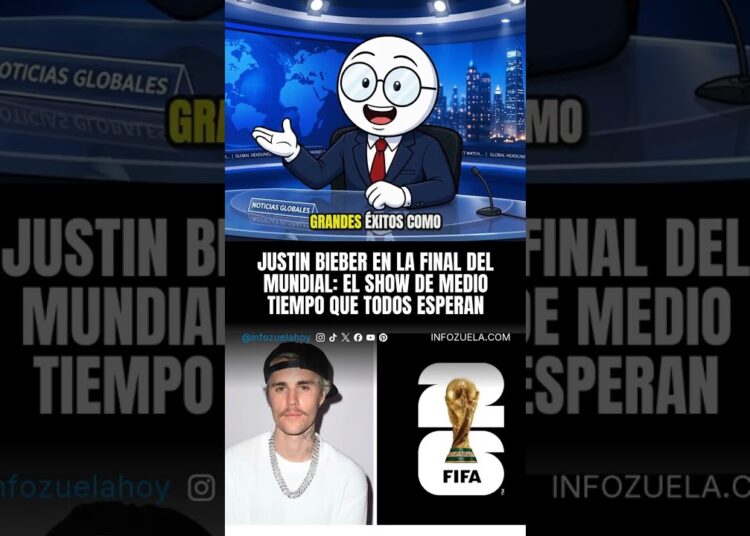 Justin Bieber Show Medio Tiempo Final Mundial FIFA 19 Julio