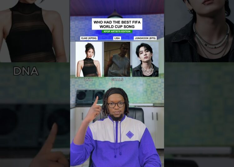 Who Had The Best World Cup Song (Kpop Edition): EJAE “DNA” #shorts #kpop #music #worldcup