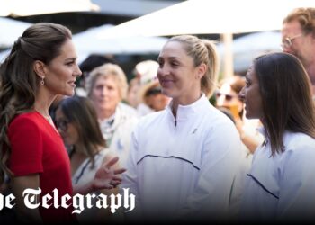 La princesa de Gales le dice al profesional del tenis: Fuiste increíble jugar pese al cáncer