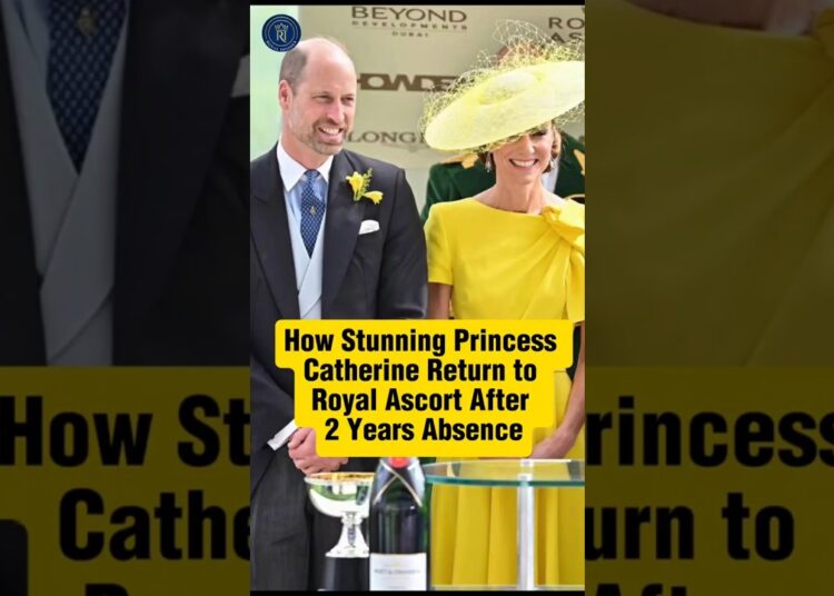 Prince William and Princess Catherine Attend Royal Ascot This Year🩷 #royalfamily #fyp #shorts