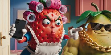😱 Doña Fresa DESCUBRE la infidelidad de Don Mango con Papaya | Chismes del Frutero