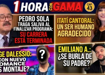 Pedro Sola TRAGO SALIVA al final del programa y Linet Puente lo consoló, CARRERA TERMINADA x HOCICÓN
