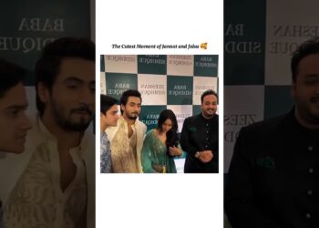 The Cutest Moment of Jannat Zubair & Mr. Faisu 🥹❤️ | #Shorts #mrfaisu #jannatzubair