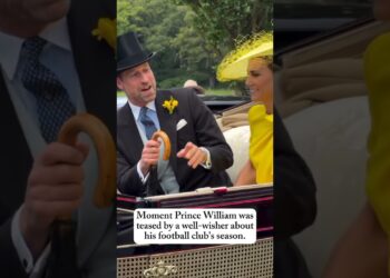 Beautiful moment between Prince William and a football fan as he teased the Prince about his club.