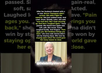 Why Emma Thompson Chose Kindness Over Anger. #shorts #celebrity #hollywood