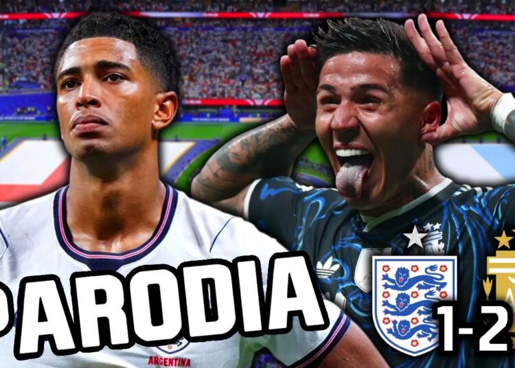 Canción Inglaterra vs Argentina 2-1 | PARODIA