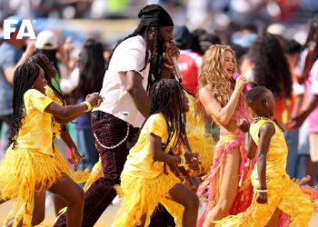 Shakira, Burna Boy & Triplets Ghetto Kids | Final Halftime Show | Full Performance
