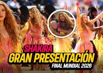 Así fue el espectacular show de Shakira en la final del mundial 2026