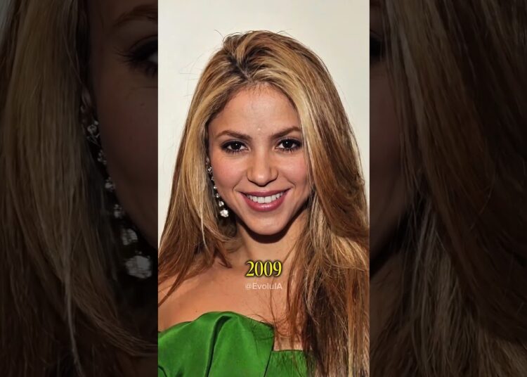 Shakira a través de los años 📸🇨🇴| #shakira #latinoamerica #usa #90s #80s #2000s #musica #music