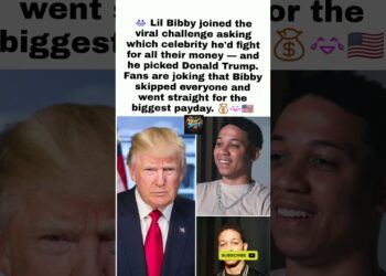 Lil Bibby Picks Trump in Celebrity Fight Challenge 😭🇺🇸 #LilBibby #DonaldTrump #fyp #shorts #trends