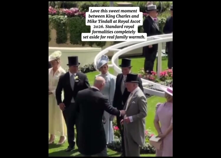A lovely glimpse into the genuine bond between King Charles and Mike Tindall.