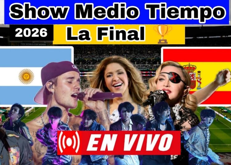 Show Medio Tiempo Mundial 2026 En Vivo, BTS, Shakira, Coldplay, Burna Boy, Madonna, Justin Bieber