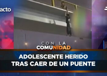 Adolescente herido tras caer de un puente | En Contacto | Ecuavisa