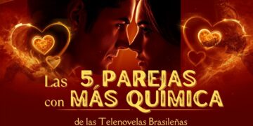 Las 5 Parejas con MÁS Química de las Telenovelas Brasileñas ❤️🔥 #drama #telenovelas #series