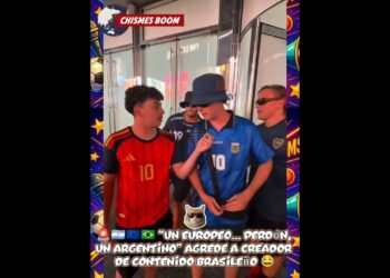 Un creador de contenido brasileño fue agredido por un aficionado argentino #viral #argentino #viral