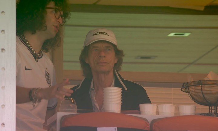 Mick Jagger había estado también en Noruega vs. Inglaterra.