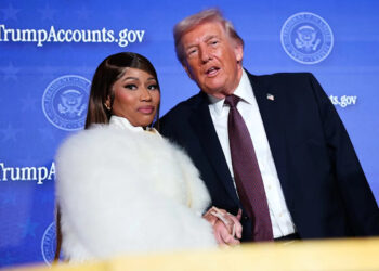 El presidente Trump elogia a la 'caliente' Nicki Minaj en el almuerzo presidencial: 'Una gran amiga... del sentido común'