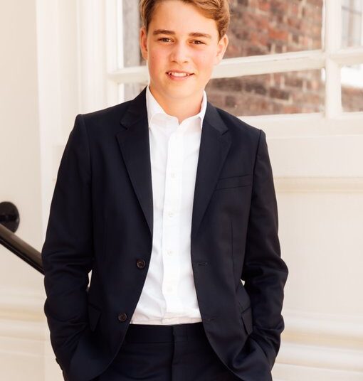 El príncipe George a los 13 años