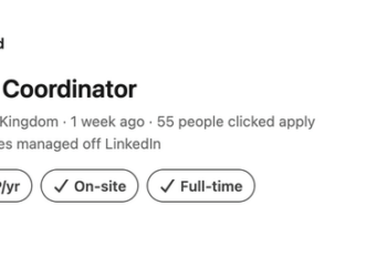 Anuncio de trabajo real | Fuente: LINKEDIN