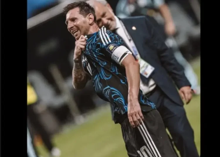 Shakira posteó elogios para Messi en redes sociales