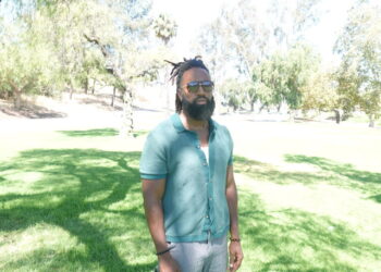 Derrick Banks en Marie Widman Park el 8 de julio de 2026.