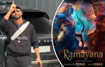 Las estrellas de 'Ramayana' Ranbir Kapoor, Sai Pallavi, Sunny Deol y Kunal Kapoor VISTOS en el aeropuerto antes del gran evento de Bharat Mandapam
