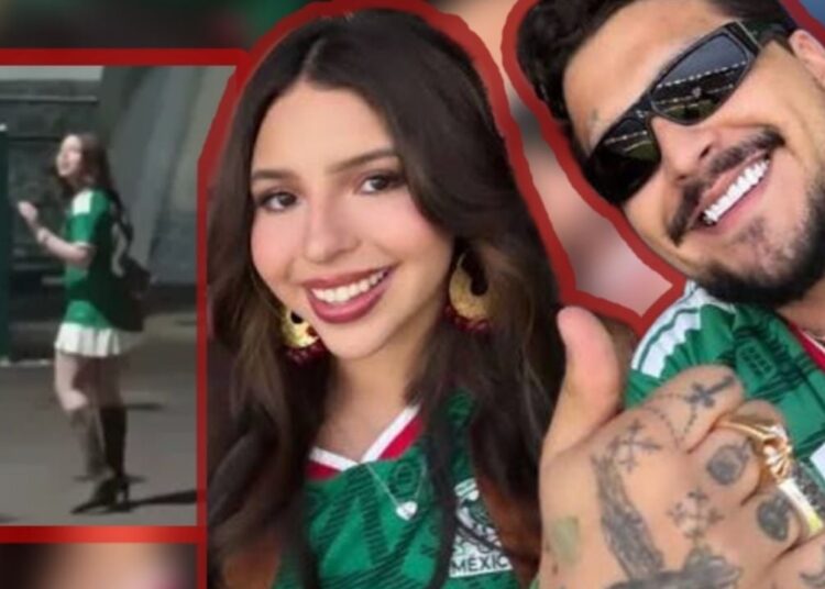FILTRAN nuevo VIDEO de Ángela Aguilar en el Estadio CMDX, esto hacía la cantante mientras Nodal estaba con sus fanáticos