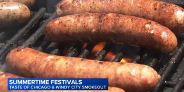 Festivales de verano de la ciudad 2026: Taste of Chicago y Windy City Smokeout comienzan con comida y entretenimiento