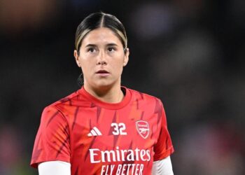 Kyra Cooney-Cross ha recibido una emotiva muestra de apoyo del Arsenal por la difícil situación de su familia. (FOTOS de Joel Carrett/AAP)