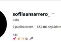 Cuenta de Instsgram de Sofía, una de las ahora excantantes de Nueva Línea.