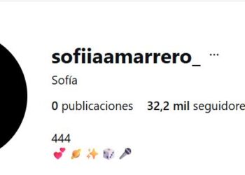 Cuenta de Instsgram de Sofía, una de las ahora excantantes de Nueva Línea.