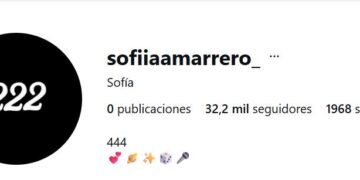 Cuenta de Instsgram de Sofía, una de las ahora excantantes de Nueva Línea.