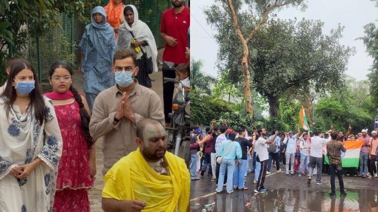 La visita de Virat Kohli y Anushka Sharma a Premanand Maharaj enfurece a los fanáticos en medio de la protesta del CJP