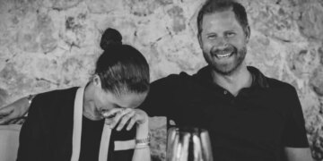 Meghan Markle and Prince Harry are seen in a vacation photo which the Duchess of Sussex shared to her Instagram on July 24.