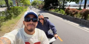 Kim Kardasian y Lewis Hamilton: La pareja del momento.