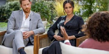 Harry y Meghan entrevistados por Oprah Winfrey | Fuente: PRODUCCIONES HARPO