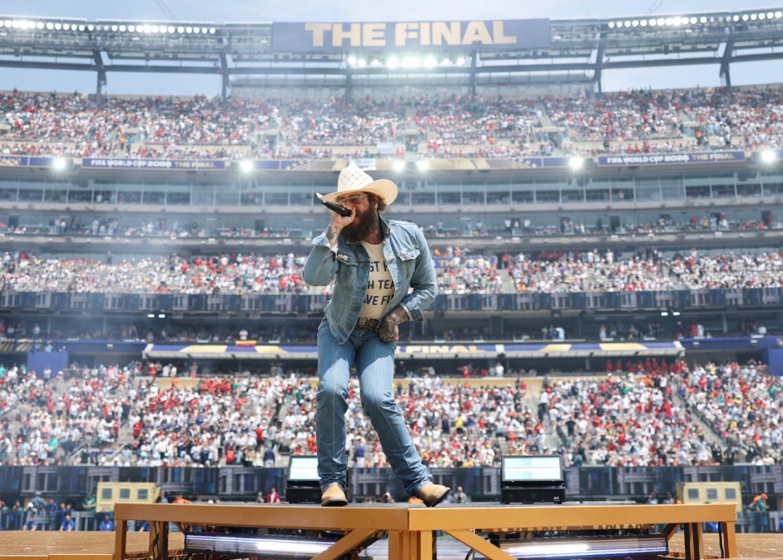 Post Malone actúa en la ceremonia final de la Copa del Mundo: ver