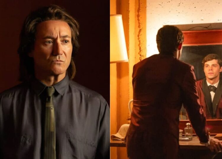 Javier Morgade interpreta al Raphael joven y Carlos Santos al artista en su etapa madura. Foto: Netflix España.