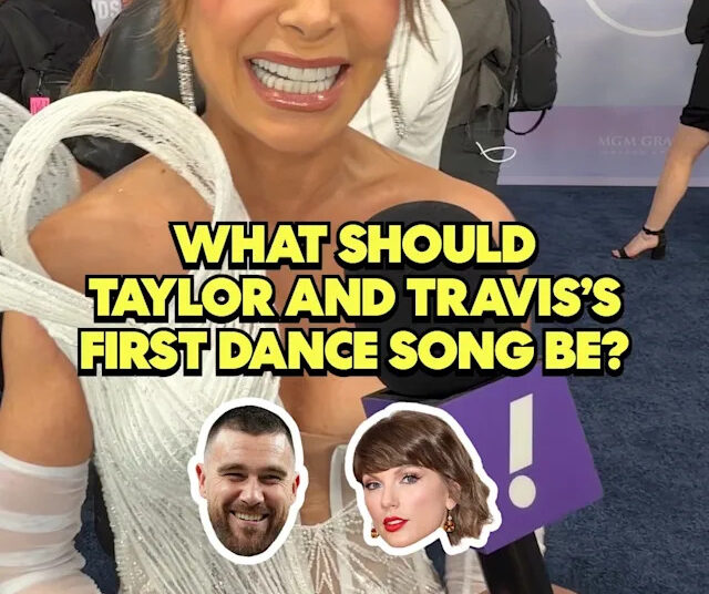 Taylor Swift y Travis Kelce necesitan una primera canción de baile. Le pedimos a las celebridades que eligieran uno.