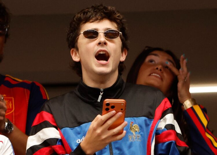 Timothee Chalamet 'deslumbrado' por un equipo en la Copa del Mundo, pero no fue España ni Francia