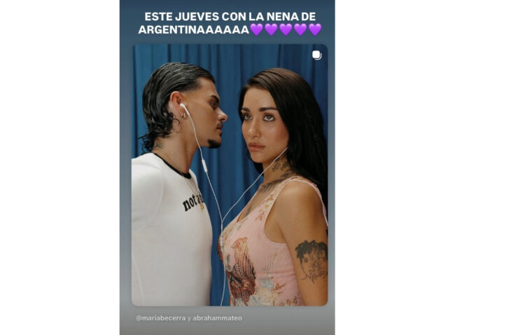 Anuncio del nuevo proyecto de Abraham Mateo a través de redes sociales